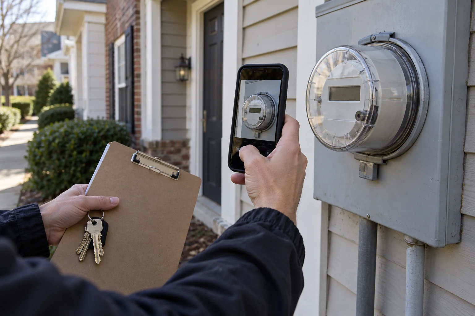 Detail illustrating close old service and utility accounts