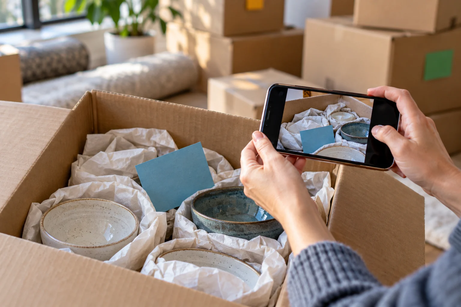 Detail illustrating make an inventory usable for packing and claims