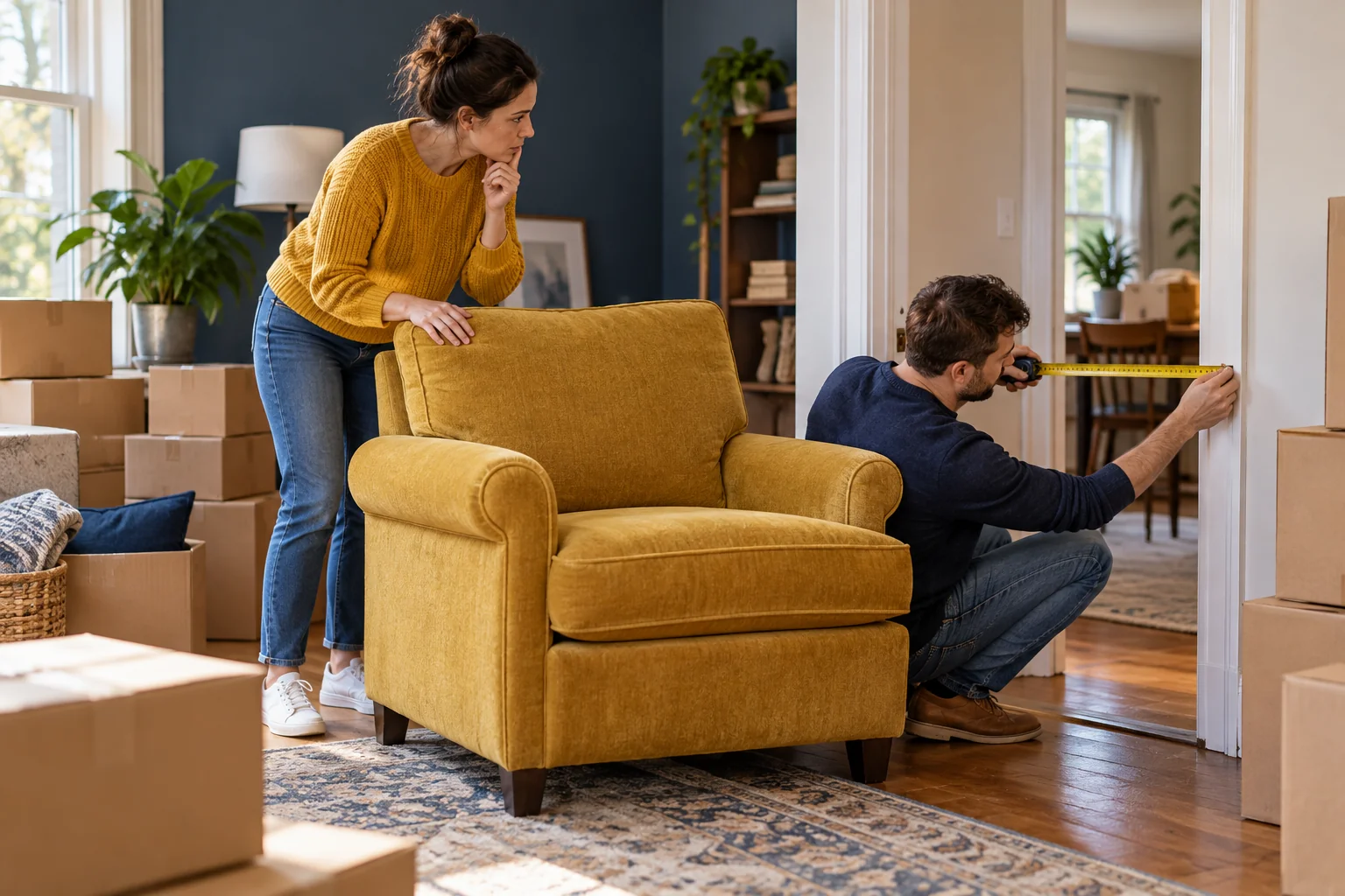 Scene illustrating set a change-control method for the moving plan